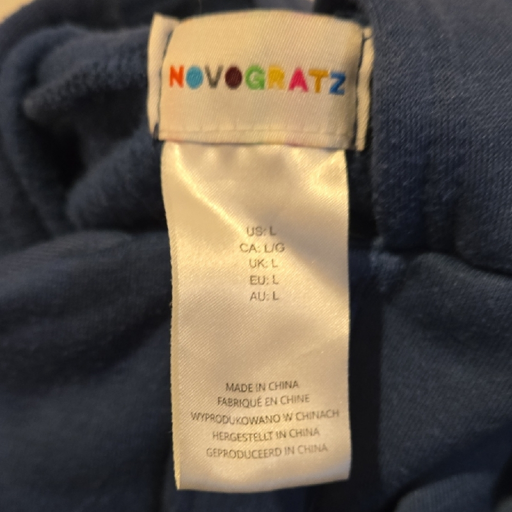 Blue Dog Hoodie with Fun Print - Picture 4 of 6